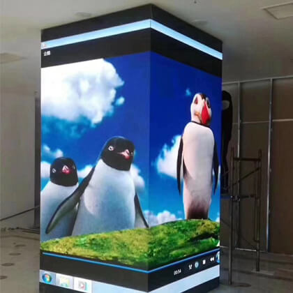 Cube Shape LED Display