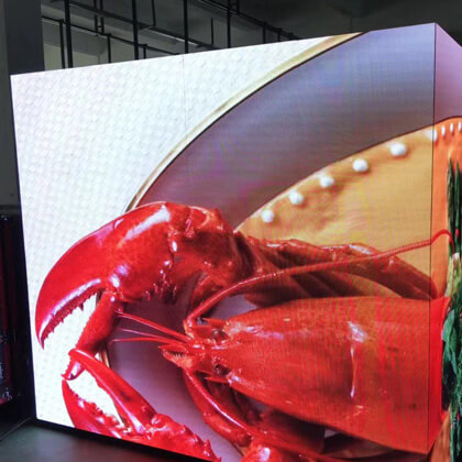 Cube Shape LED Display